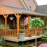 Дървена тераса: как да изградите собствените си ръце...